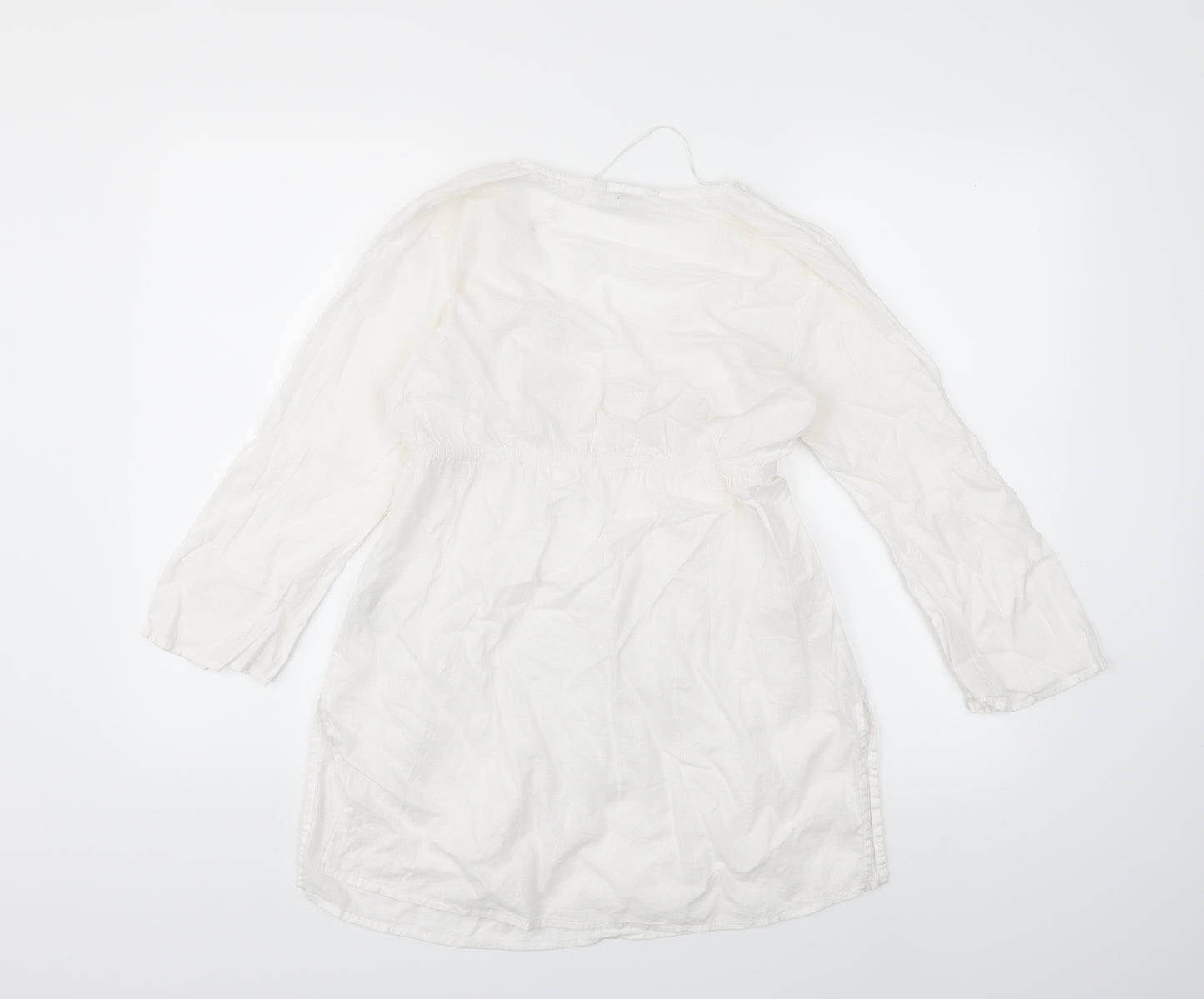 georfge Womens White   Basic Blouse Size S