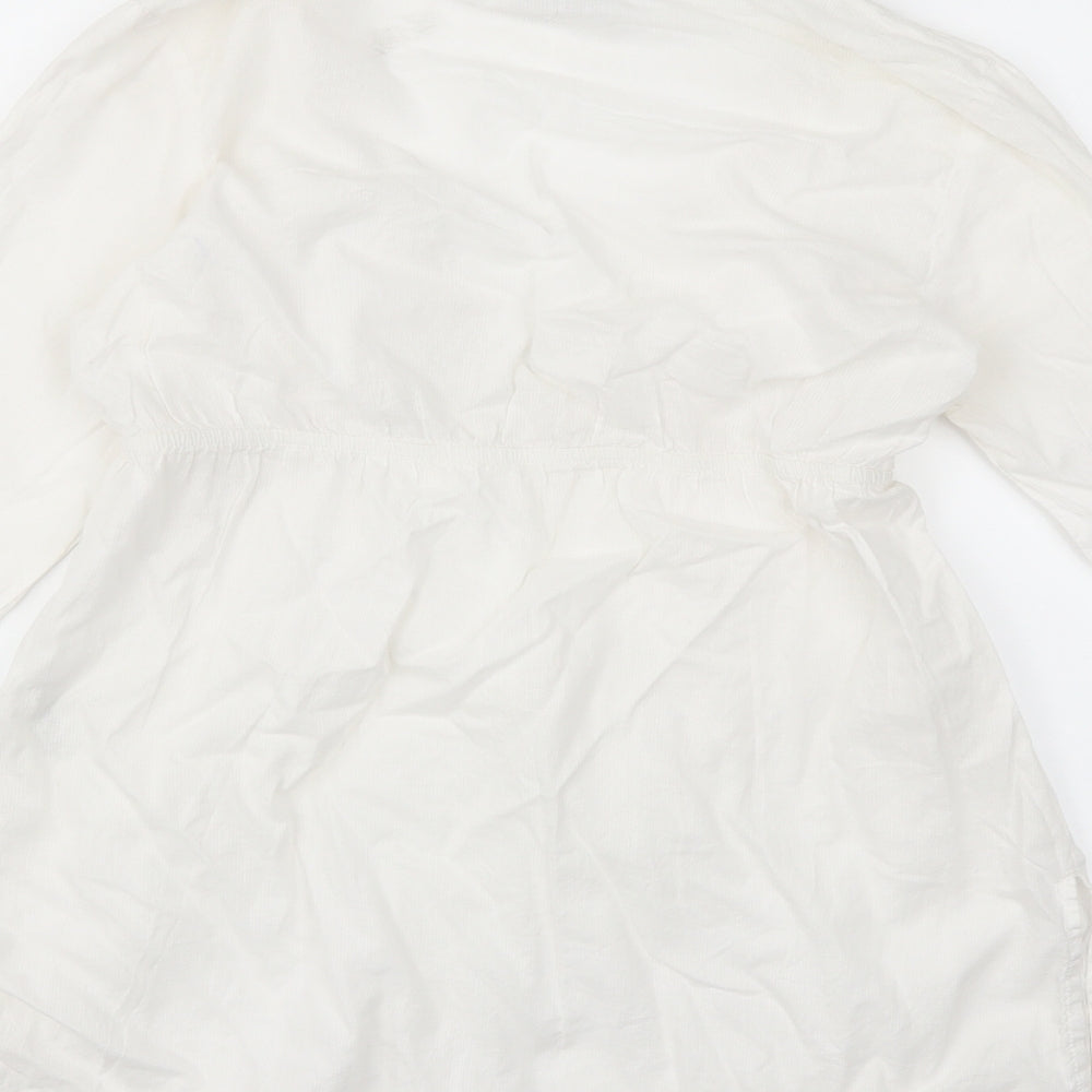 georfge Womens White   Basic Blouse Size S