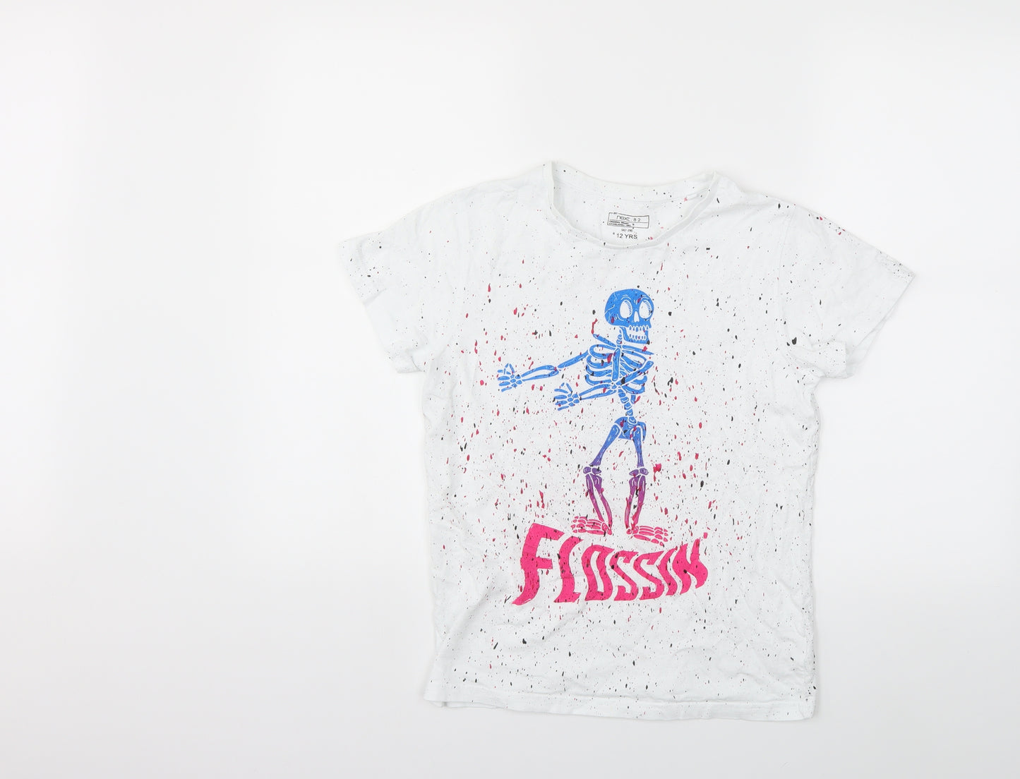 NEXT Boys White   Basic T-Shirt Size 12 Years