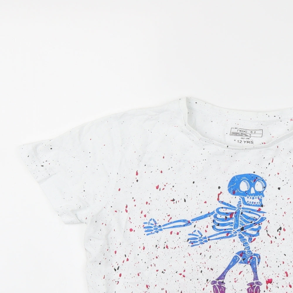 NEXT Boys White   Basic T-Shirt Size 12 Years