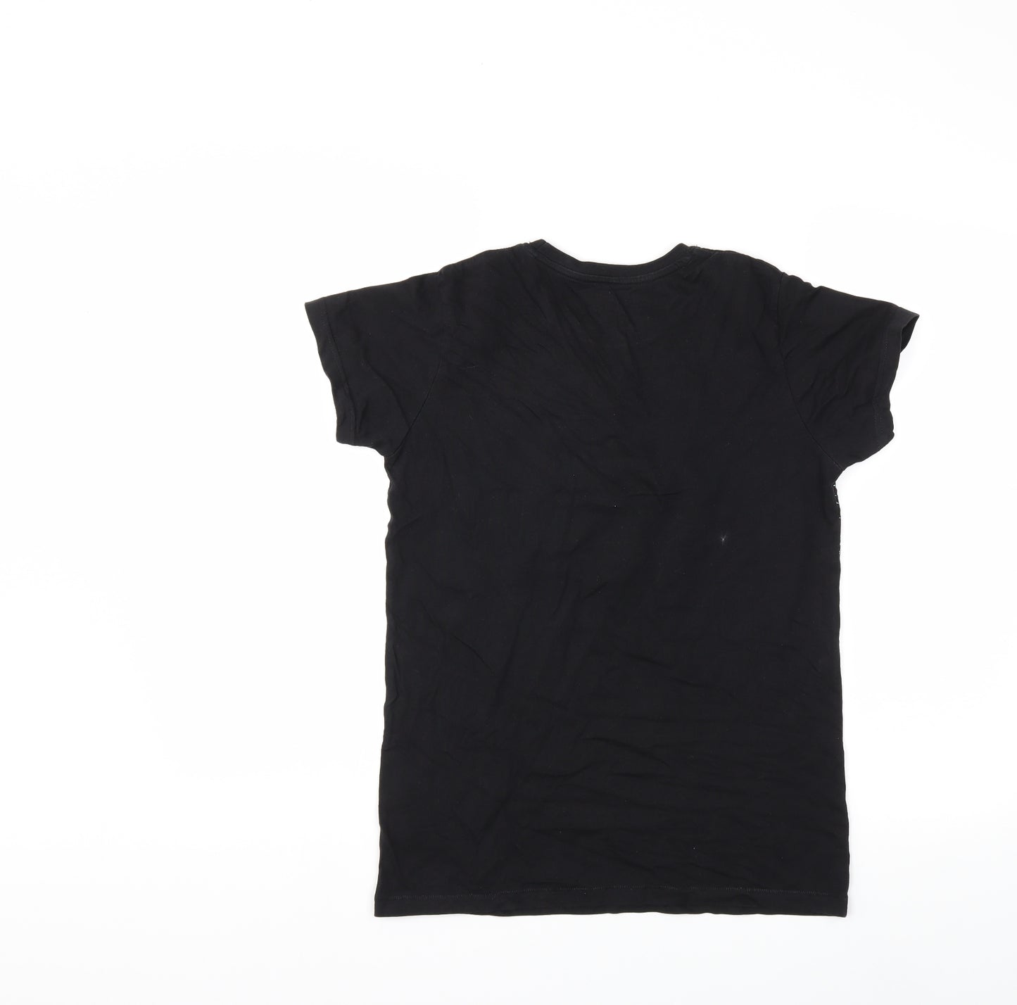Matalan Boys Black   Basic T-Shirt Size 13 Years