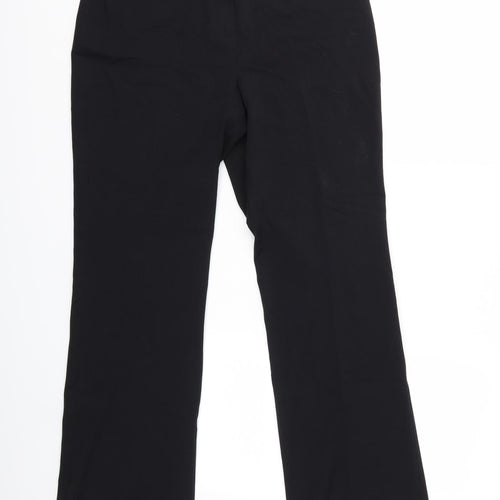 Marks and Spencer Womens Black   Trousers  Size 12 L30 in