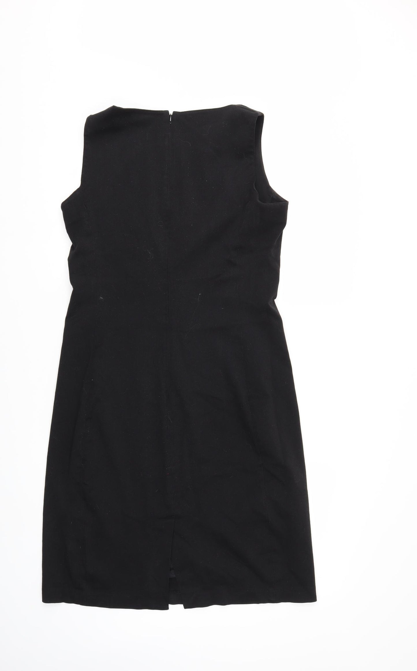 Hennes Womens Black   Pinafore/Dungaree Dress  Size 14