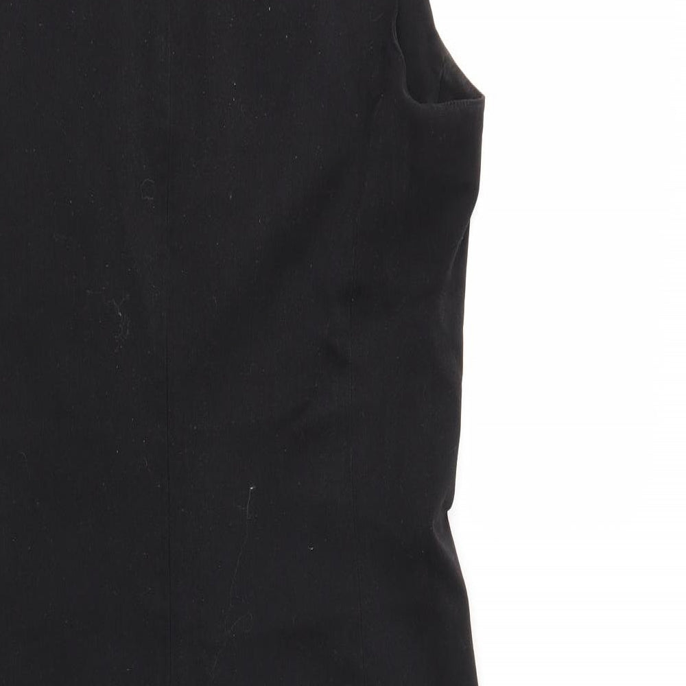 Hennes Womens Black   Pinafore/Dungaree Dress  Size 14