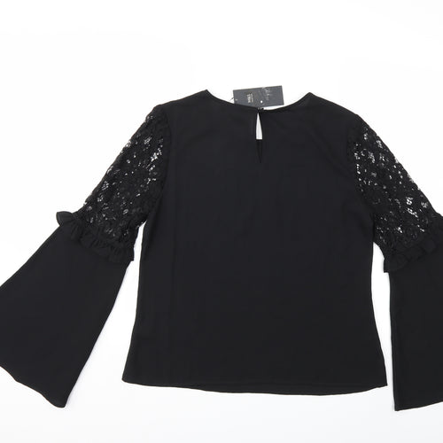 Marks and Spencer Womens Black   Basic Blouse Size 10