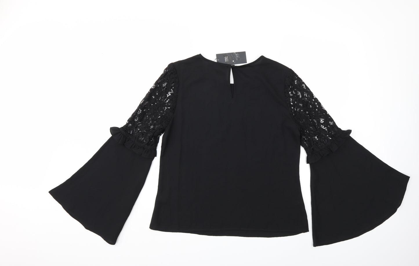 Marks and Spencer Womens Black   Basic Blouse Size 10