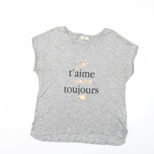 Papaya Womens Green   Basic T-Shirt Size 14