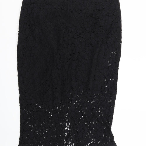 F&F Womens Black   Straight & Pencil Skirt Size 16