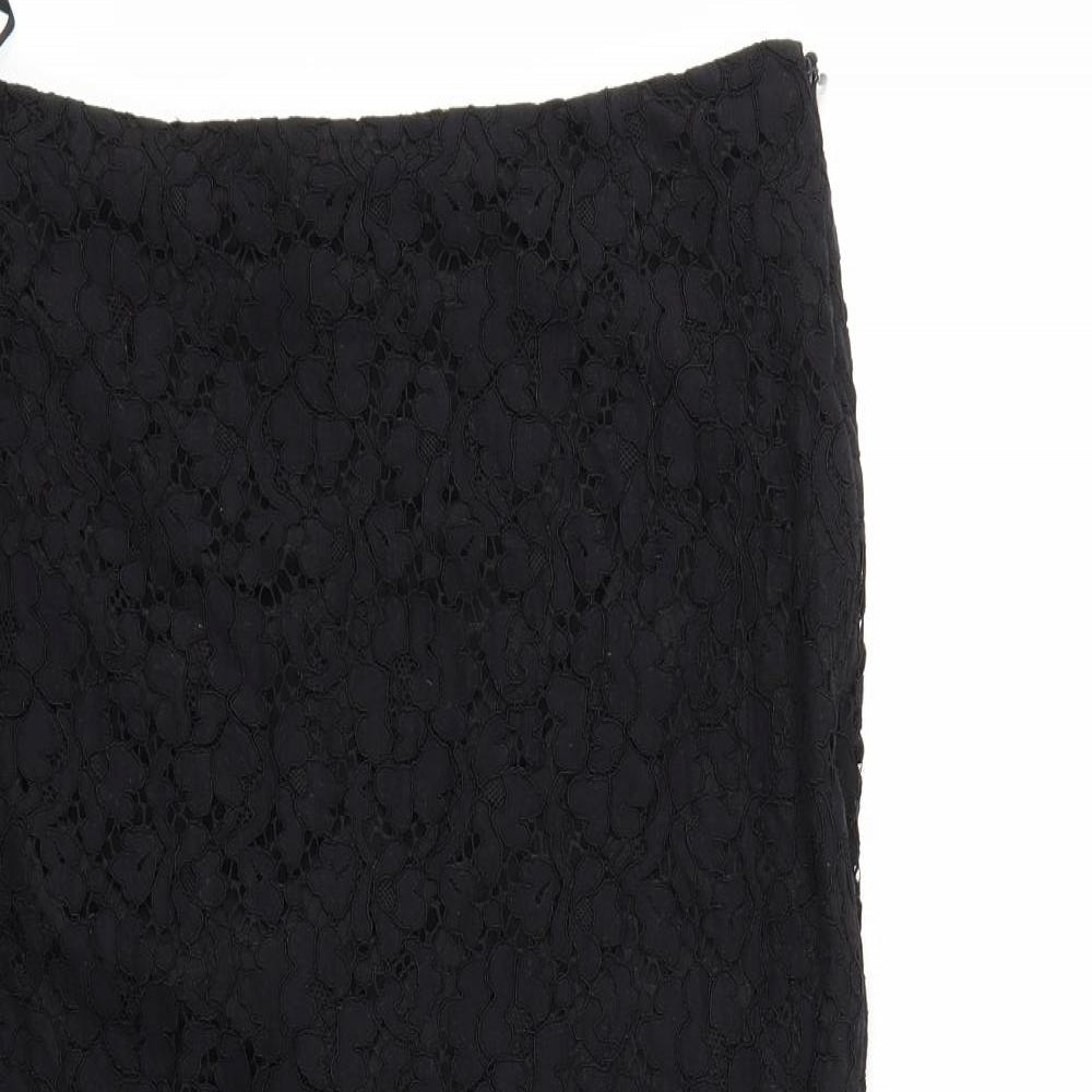 F&F Womens Black   Straight & Pencil Skirt Size 16