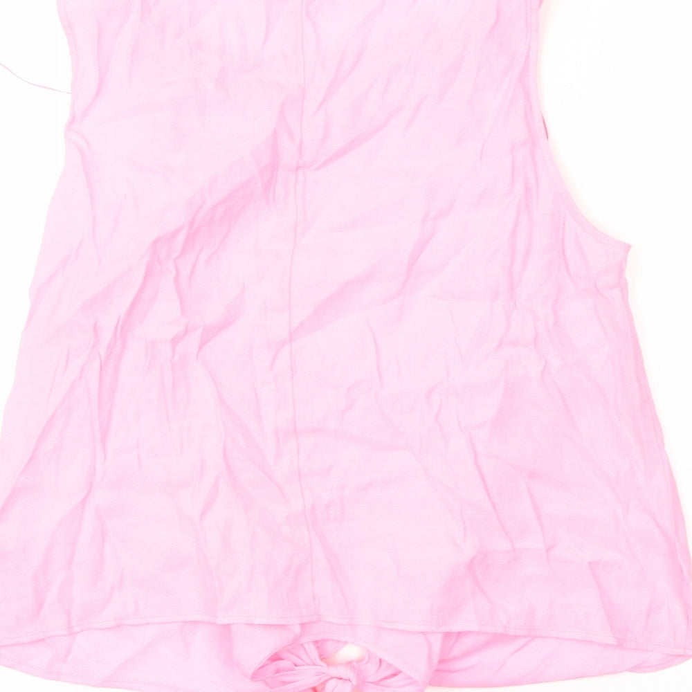 F&F Womens Pink   Basic Tank Size 16