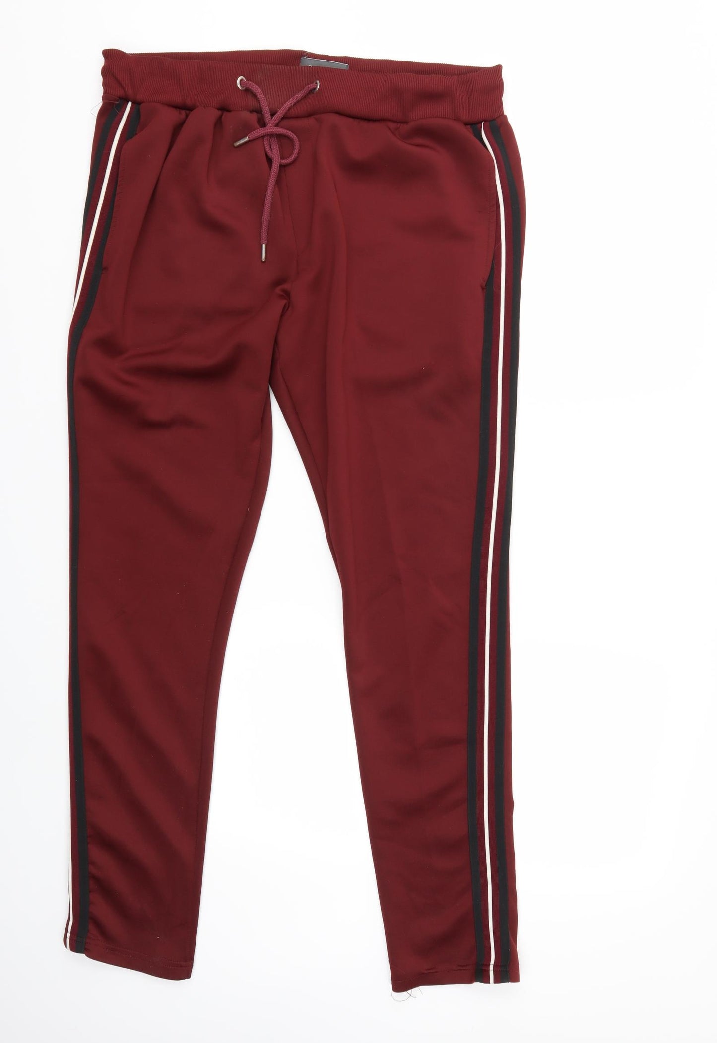 Primark Mens Red   Sweatpants Trousers Size L L31 in