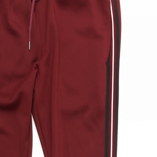 Primark Mens Red   Sweatpants Trousers Size L L31 in