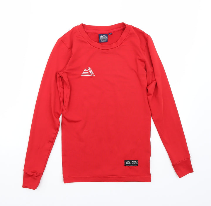 Pendle Boys Red Basic T-Shirt Size 3 Years