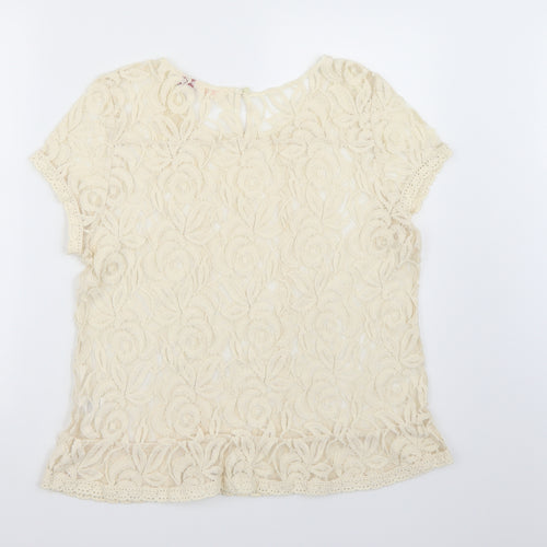 Falmer Womens White   Basic T-Shirt Size 18