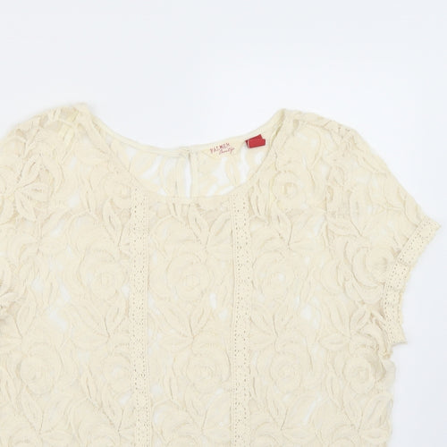 Falmer Womens White   Basic T-Shirt Size 18
