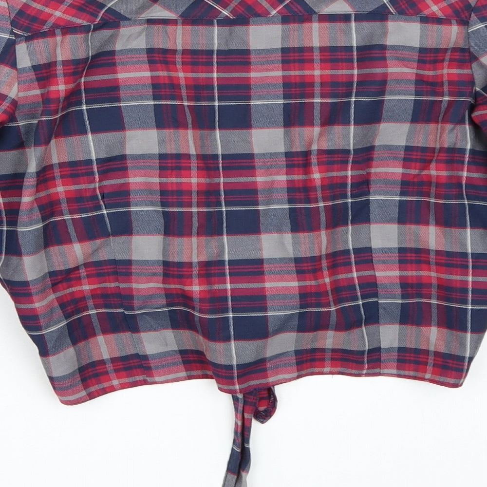 Kylie Girls Purple   Basic Button-Up Size 13 Years