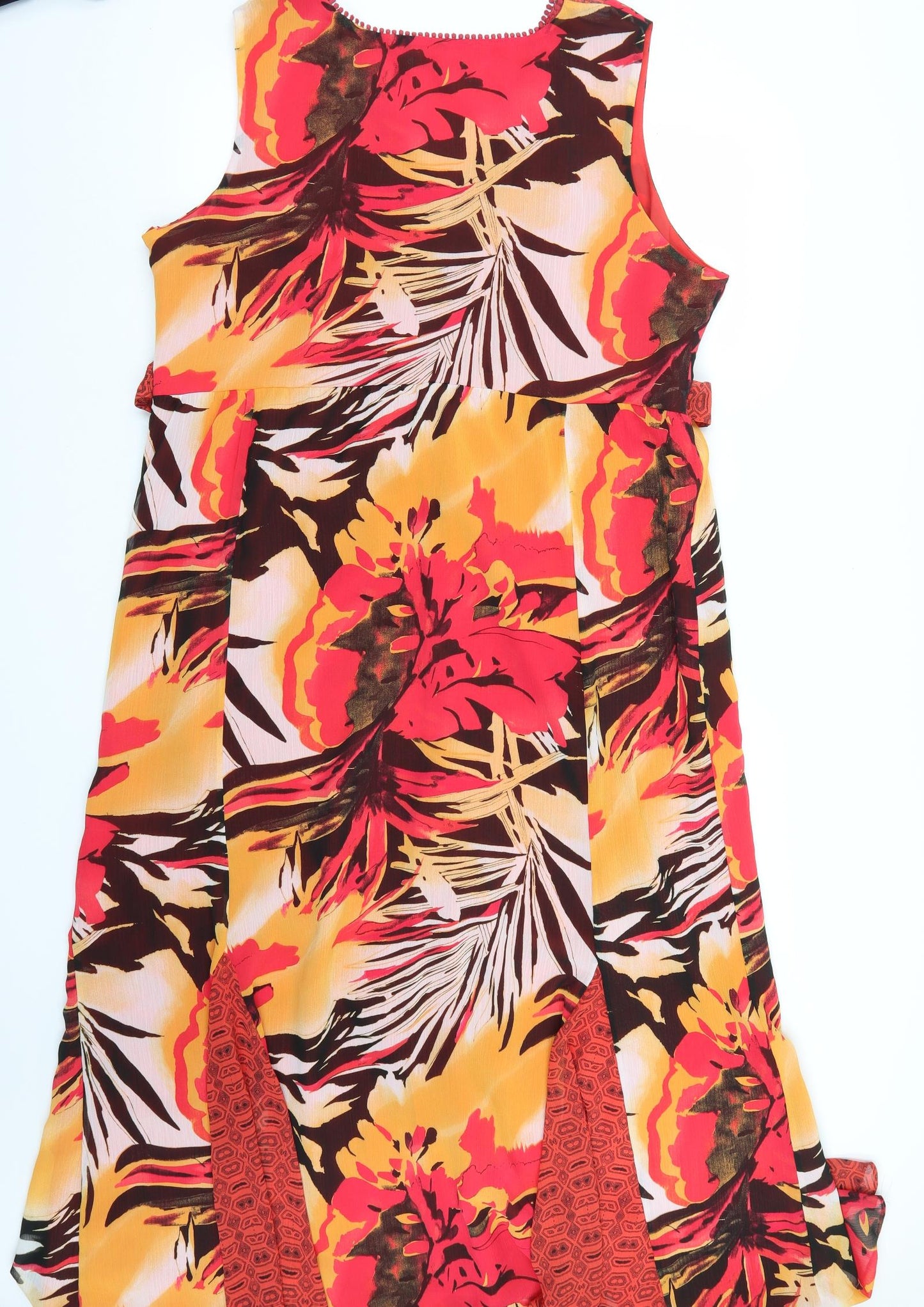 Marks and Spencer Womens Orange   A-Line  Size 22
