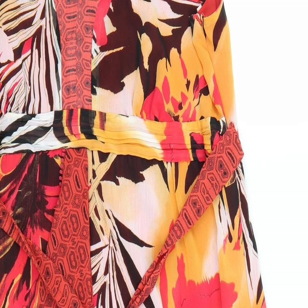 Marks and Spencer Womens Orange   A-Line  Size 22
