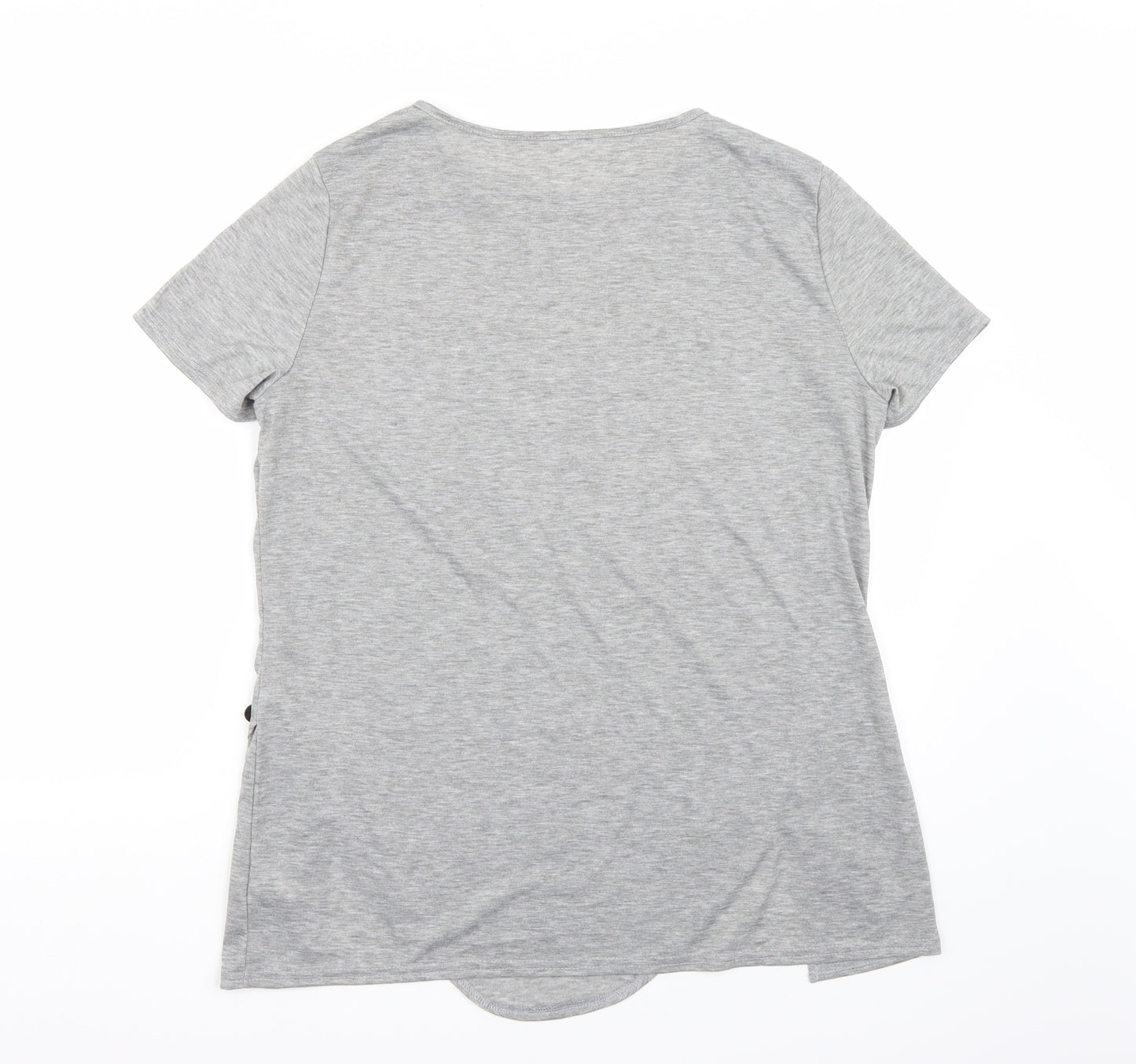 Preworn Womens Grey   Basic T-Shirt Size L