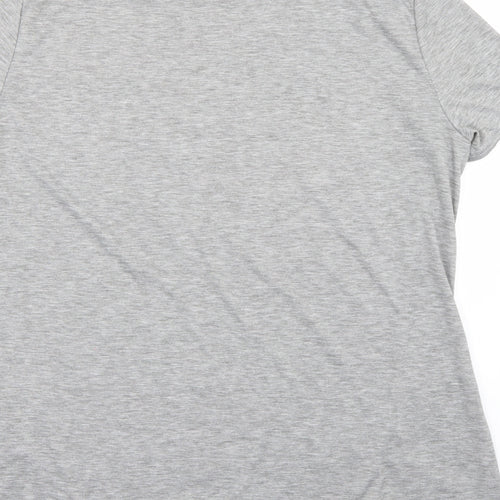 Preworn Womens Grey   Basic T-Shirt Size L