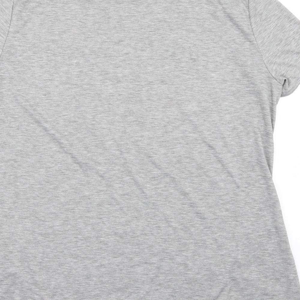 Preworn Womens Grey   Basic T-Shirt Size L
