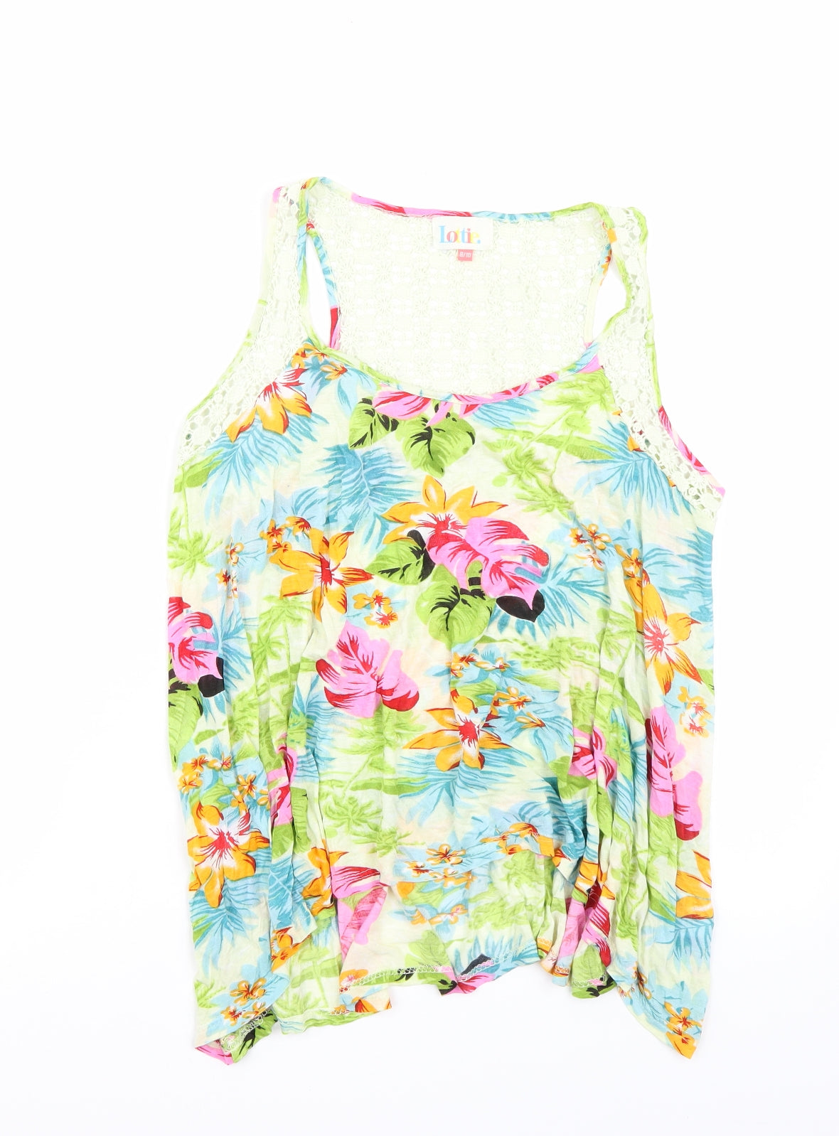 Lottie Womens Blue   Basic Tank Size 8