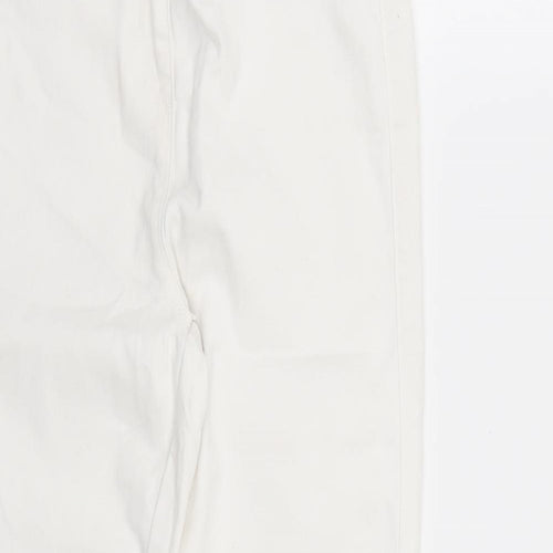 TU Womens White   Jegging Trousers Size 10 L28 in