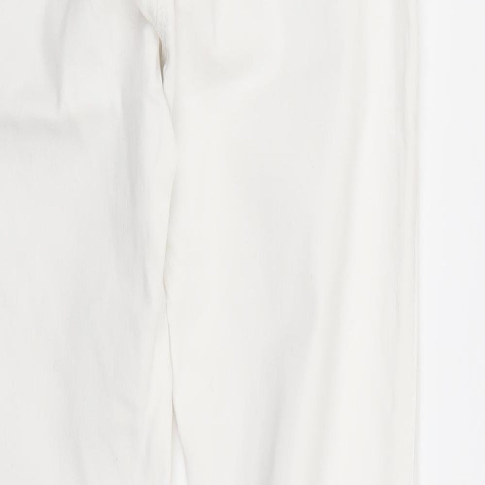 TU Womens White   Jegging Trousers Size 10 L28 in