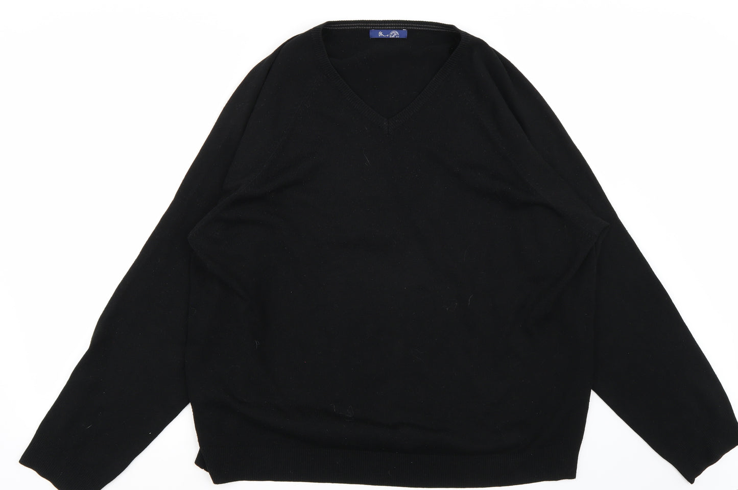 BHS Mens Black   Pullover Jumper Size 2XL