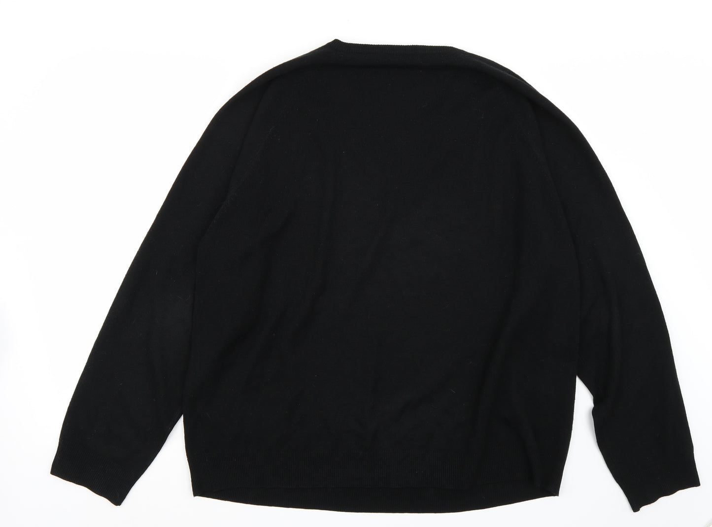 BHS Mens Black   Pullover Jumper Size 2XL