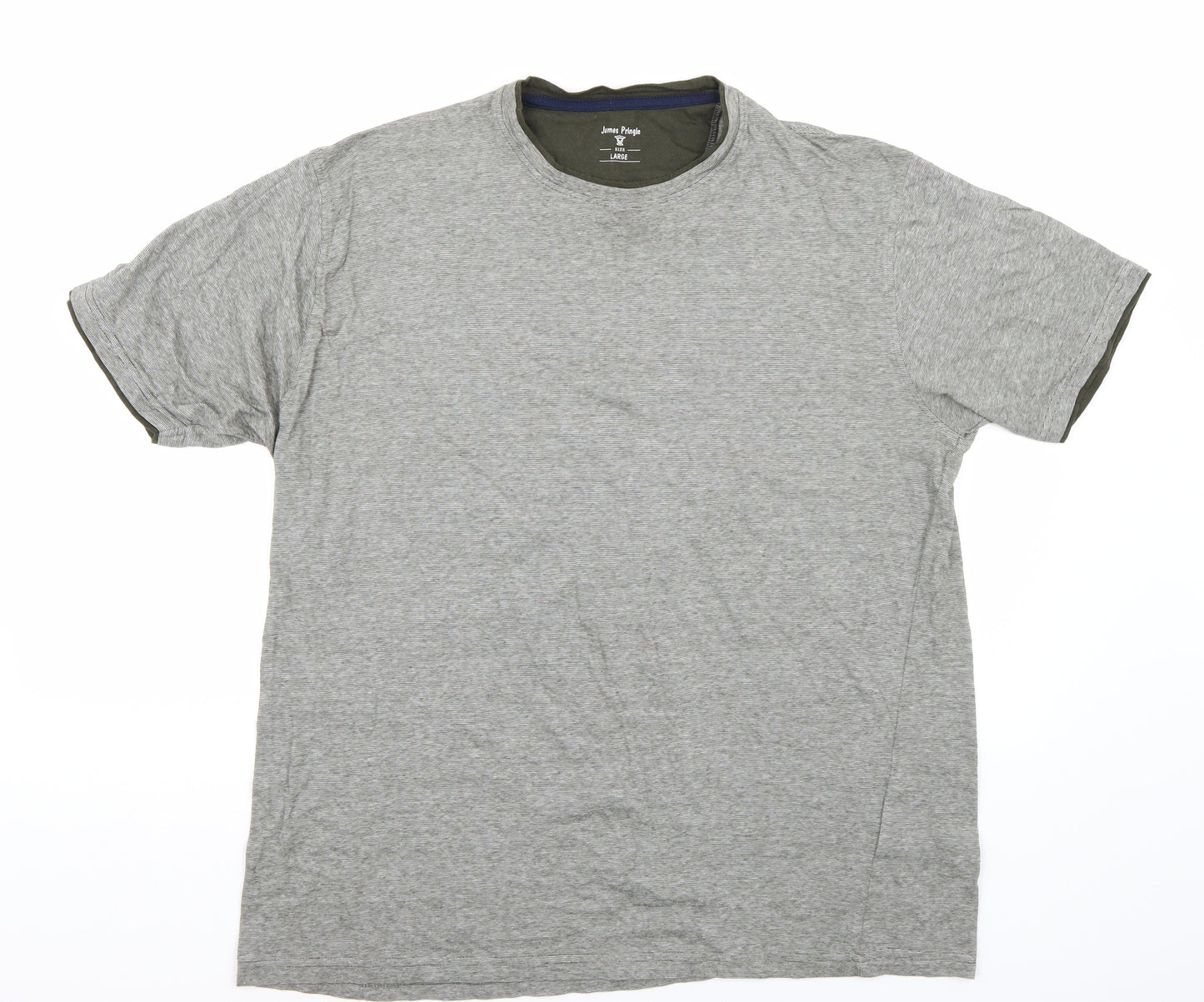 James pringle Mens Green    T-Shirt Size L