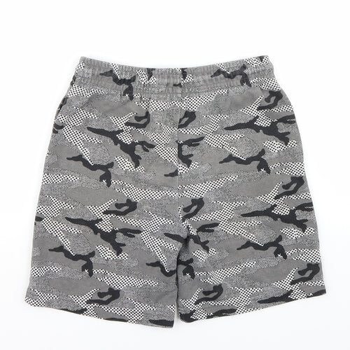 Nutmeg Boys Grey Animal Print  Sweat Shorts Size 11-12 Years