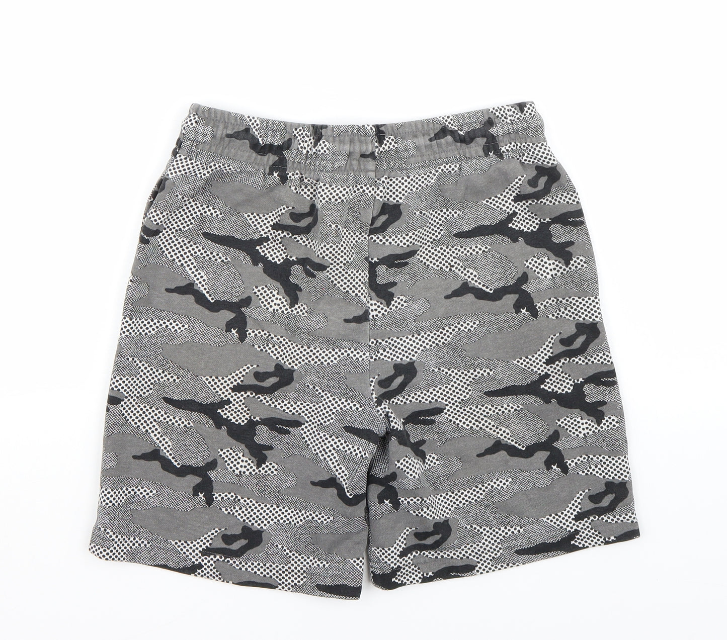 Nutmeg Boys Grey Animal Print  Sweat Shorts Size 11-12 Years