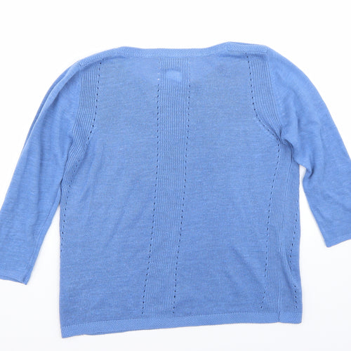 Marks and Spencer Womens Blue   Basic T-Shirt Size 12
