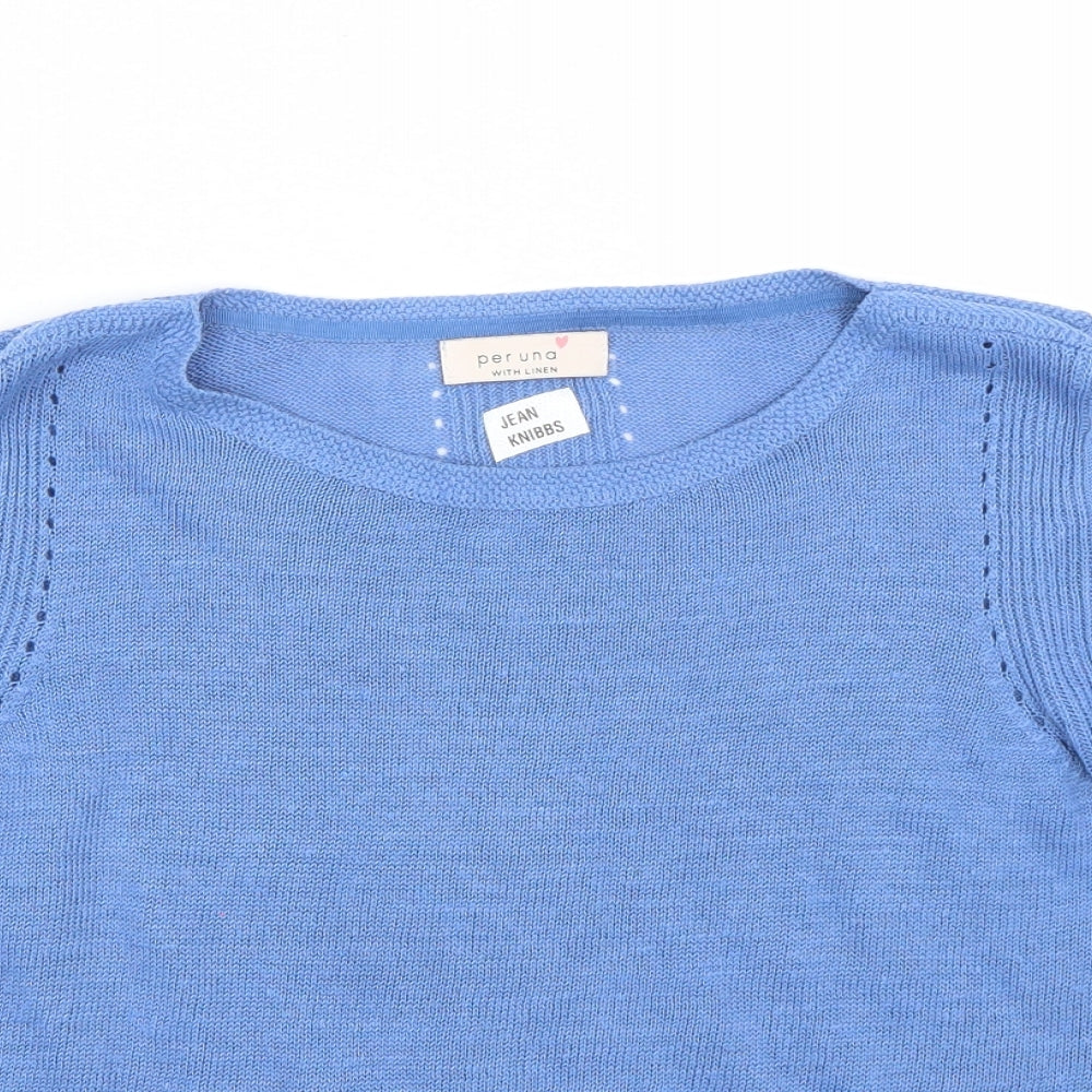 Marks and Spencer Womens Blue   Basic T-Shirt Size 12