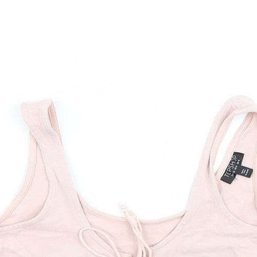 Topshop Womens Pink   Basic Tank Size 6