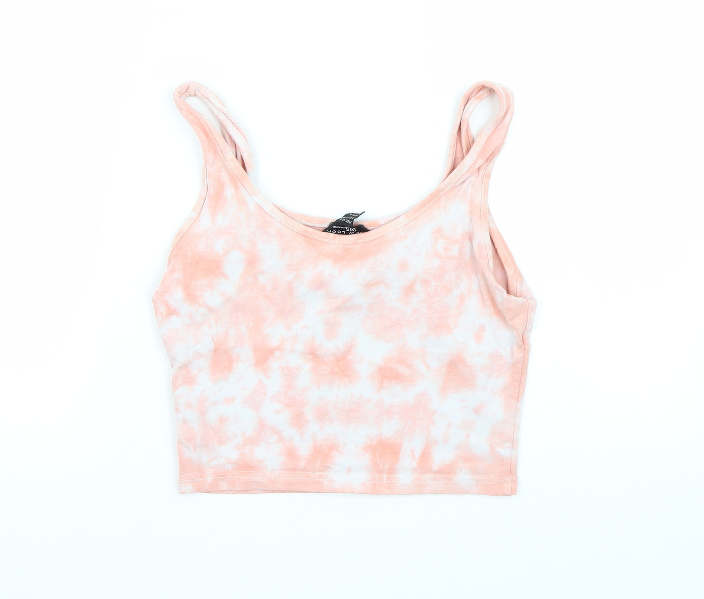 Newlook Girls Pink  Rayon Cropped T-Shirt Size 14 Years