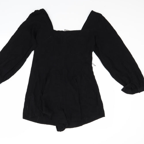 ASOS Womens Black   Basic Button-Up Size 8