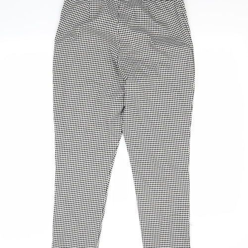 F&F Womens Grey Check  Trousers  Size 12 L27 in