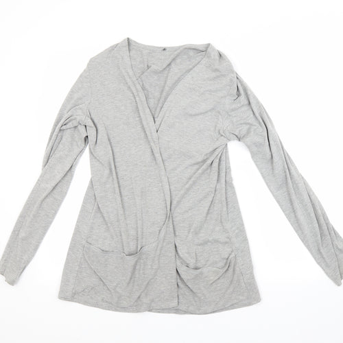 Preworn Womens Grey   Cardigan Jumper Size 16