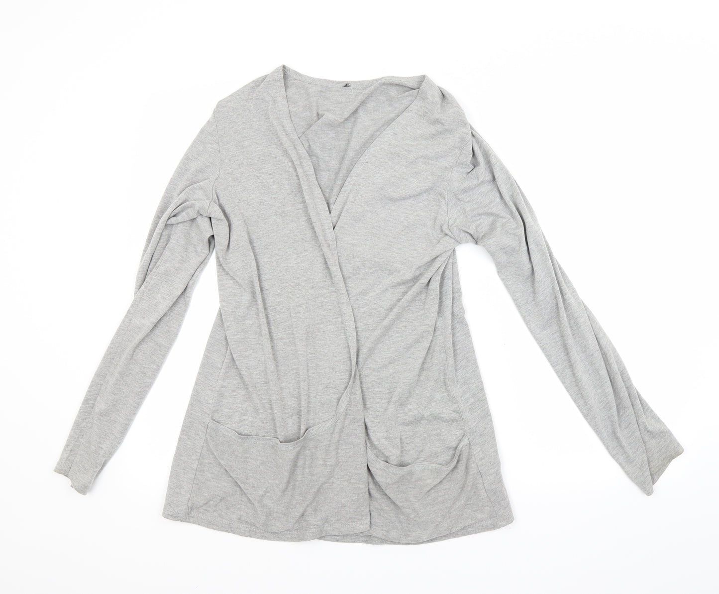 Preworn Womens Grey   Cardigan Jumper Size 16