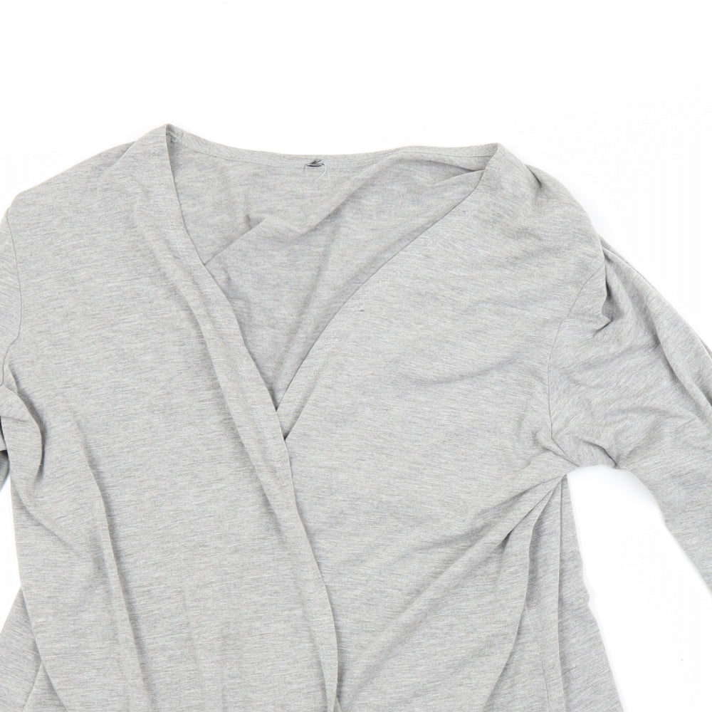 Preworn Womens Grey   Cardigan Jumper Size 16