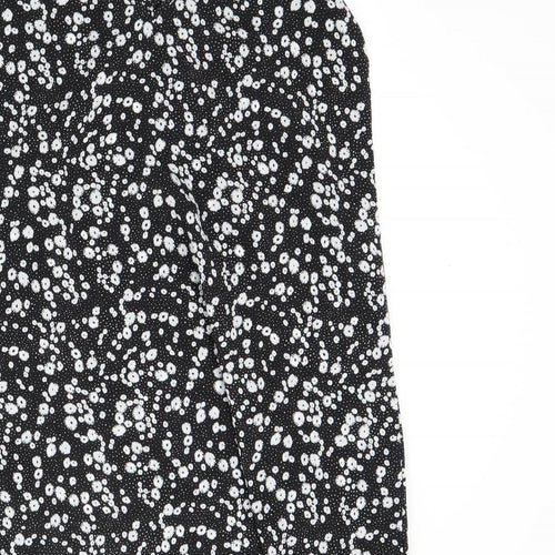 shien Womens Black Floral  Camisole Blouse Size 8