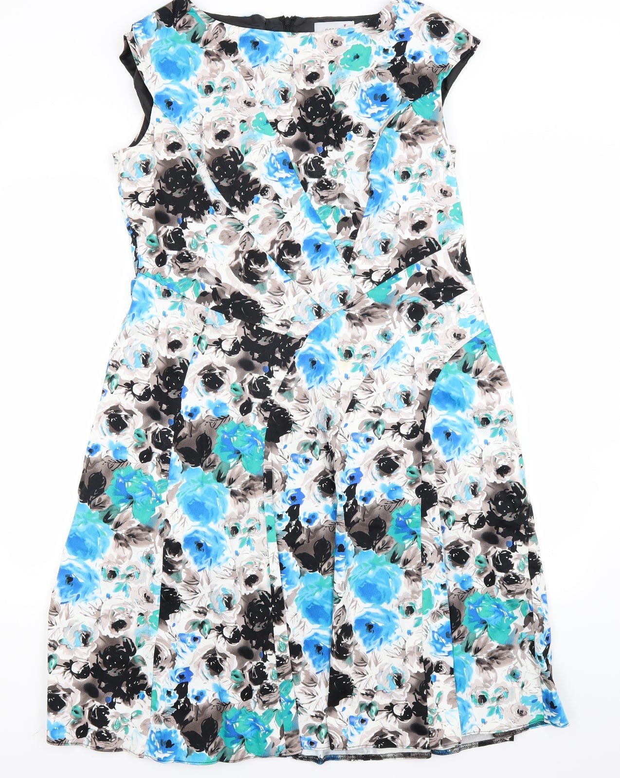 Per Una Womens Multicoloured Floral  A-Line  Size 16