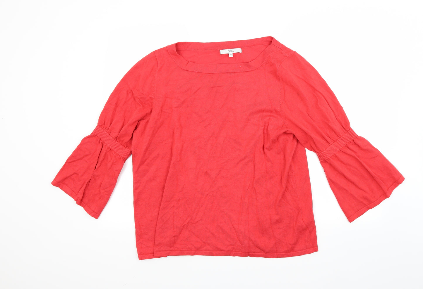 NEXT Womens Red  Rayon Pullover Jumper Size 20