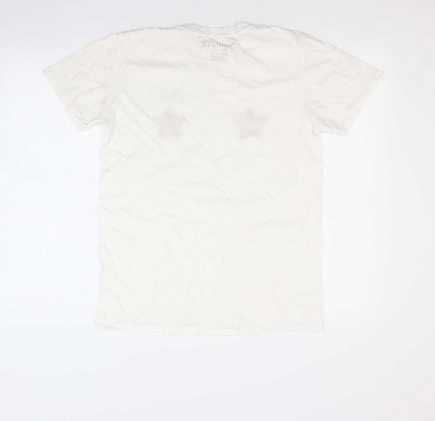 PRETTYLITTLETHING Womens White   Basic T-Shirt Size S