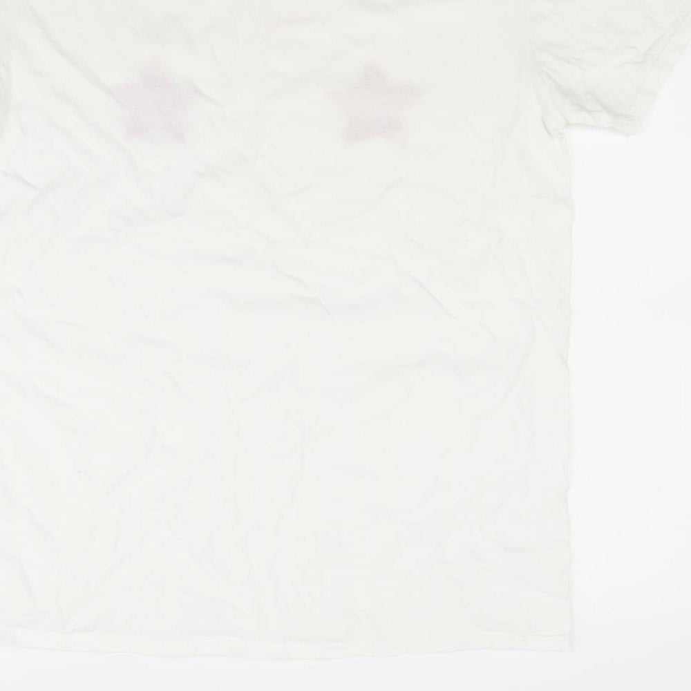 PRETTYLITTLETHING Womens White   Basic T-Shirt Size S
