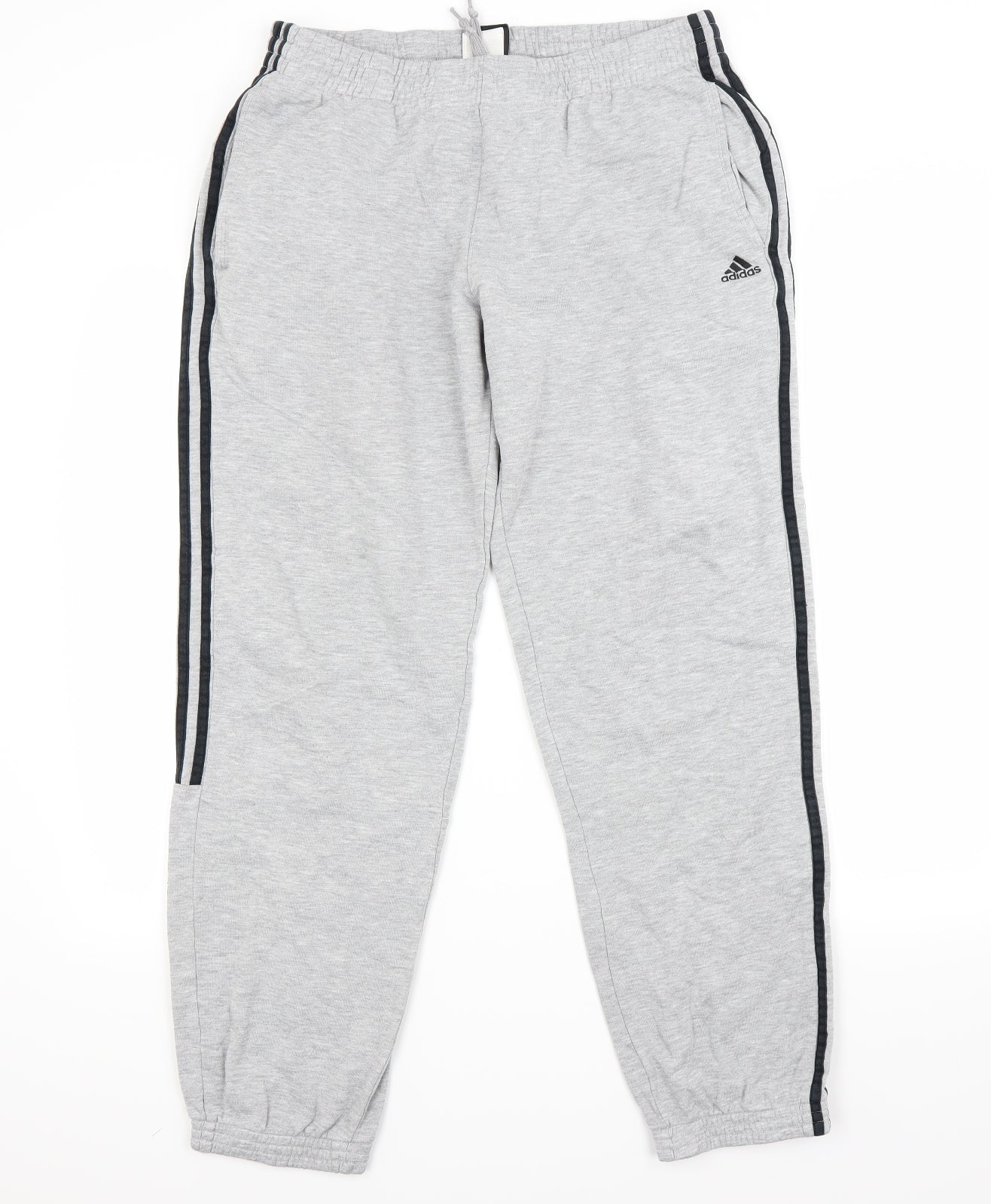 adidas Mens Grey   Jogger Trousers Size L L29 in