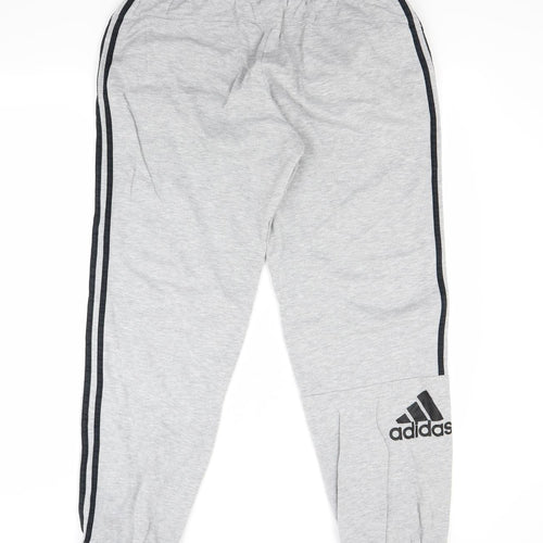 adidas Mens Grey   Jogger Trousers Size L L29 in