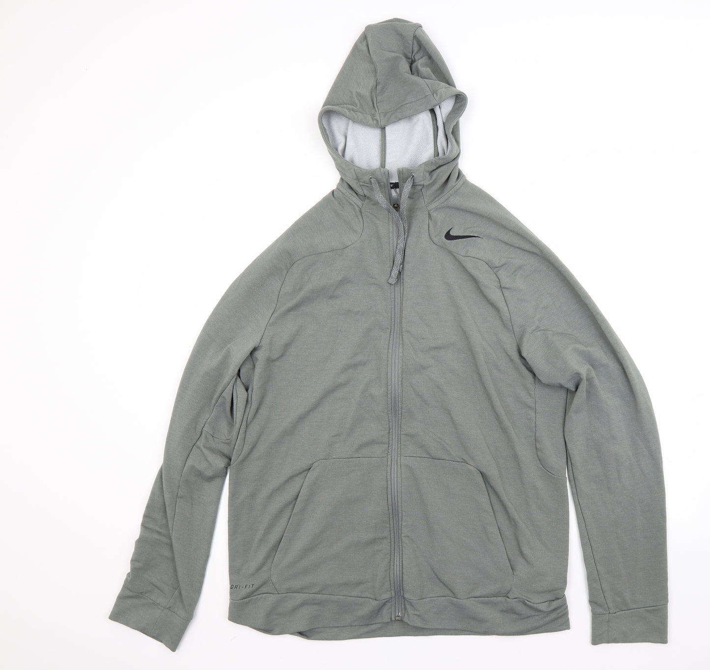 Nike Mens Green   Full Zip Hoodie Size L